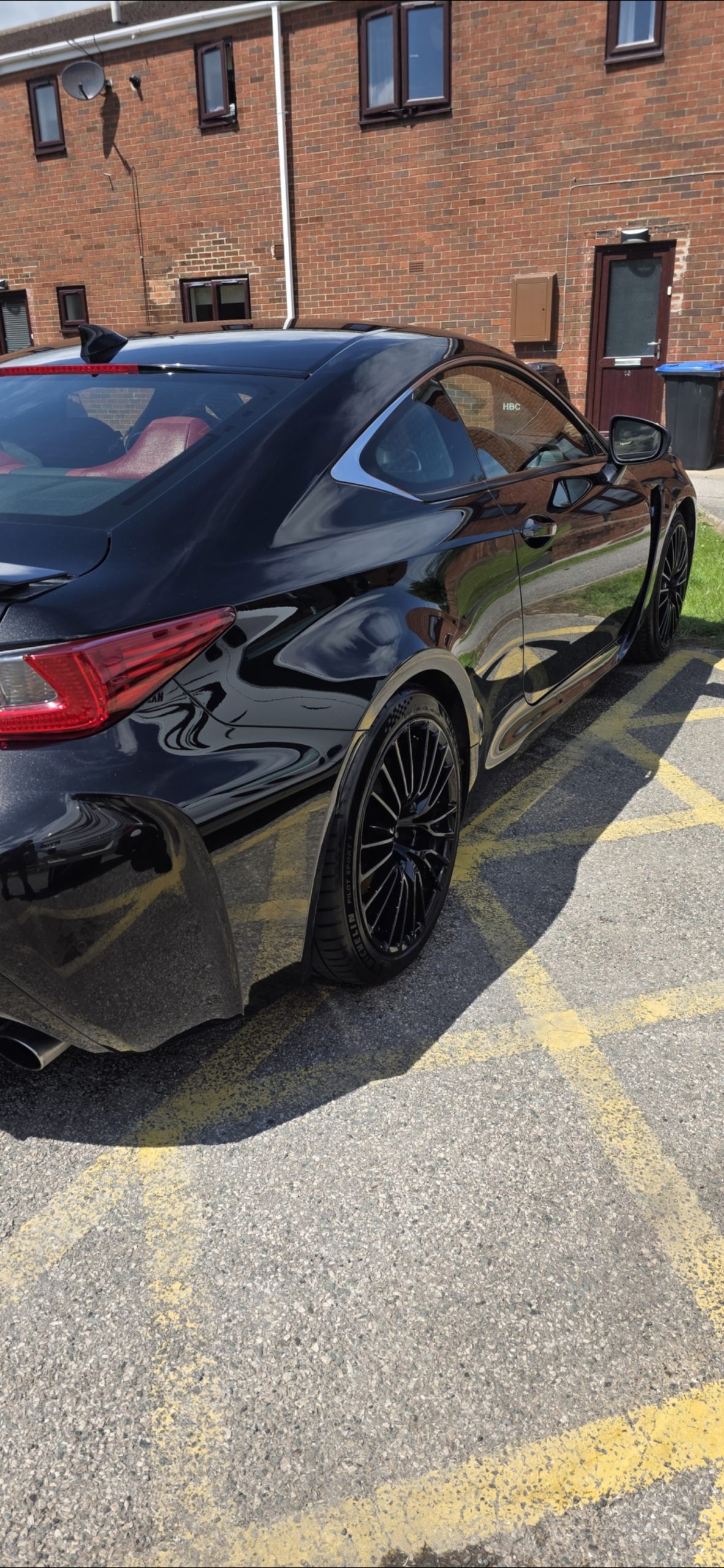 Hydro Shine ceramic coating result with deep gloss