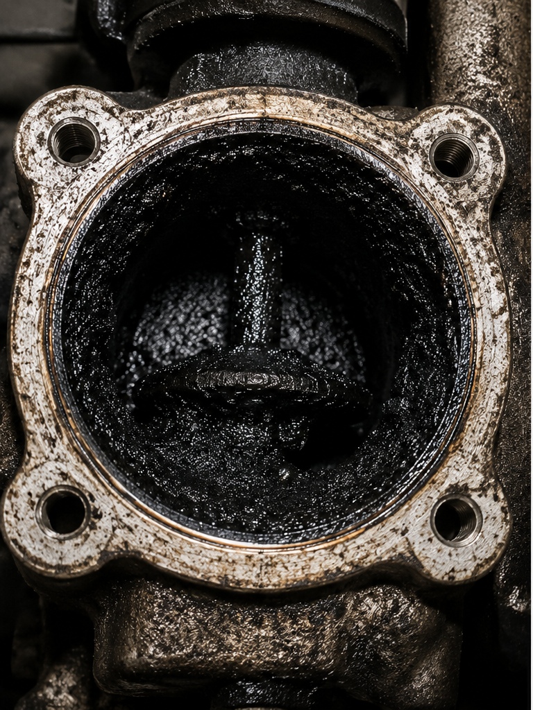 Before engine carbon cleaning
